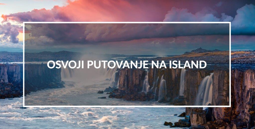 osvoji putovanje na Island