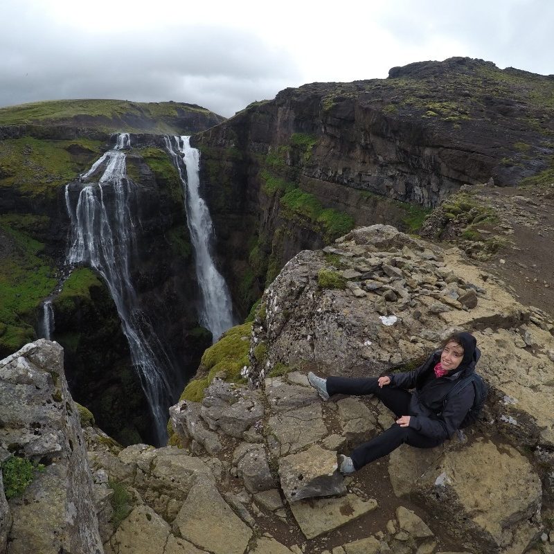 Glymur, drugi najveći vodopad na Islandu (198 m)