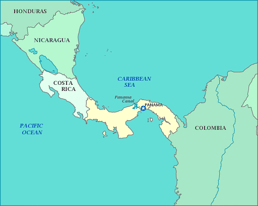 Panama mapa