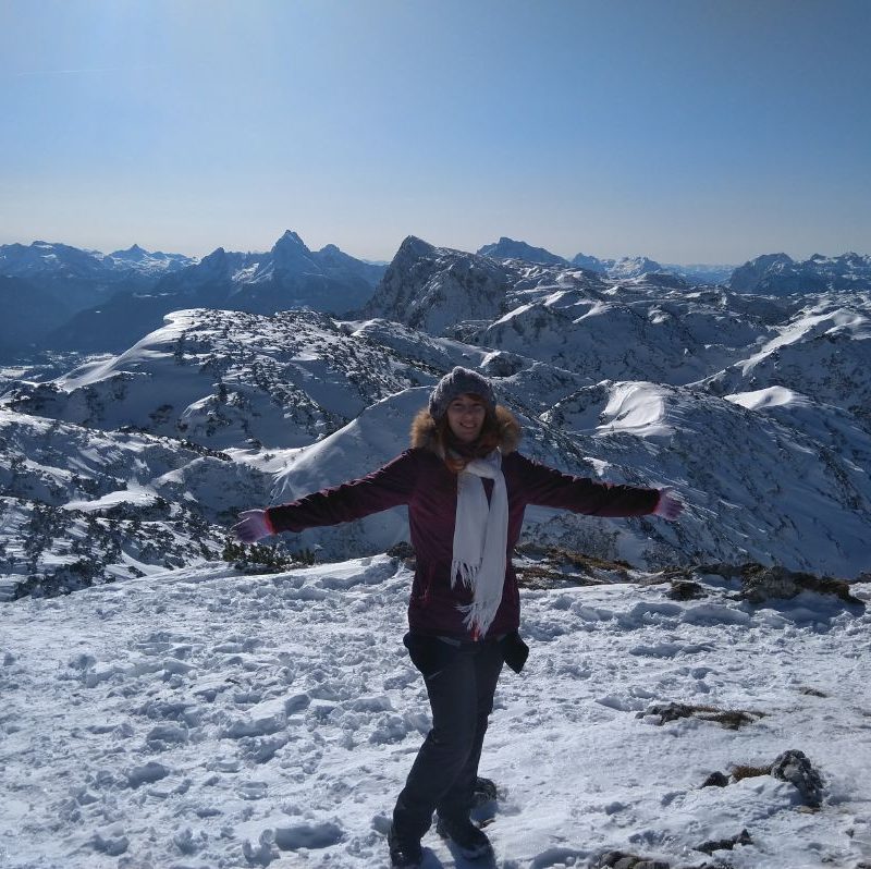 Pogled na visoke Alpe sa vrha