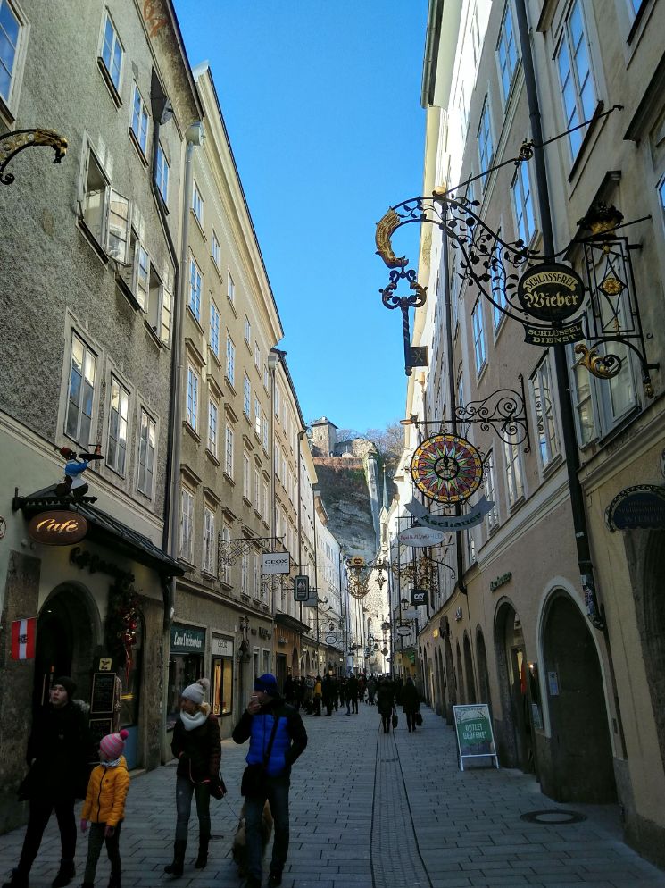 Ulica Getreidegasse Salzburg