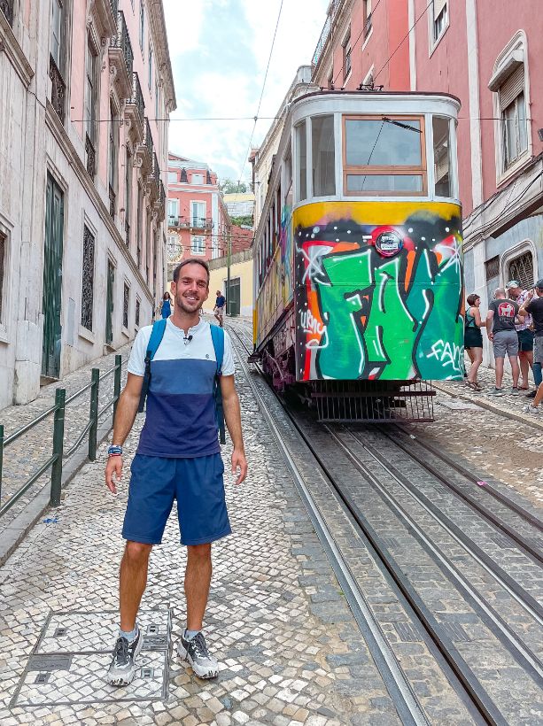 Lisabon žuti tramvaj